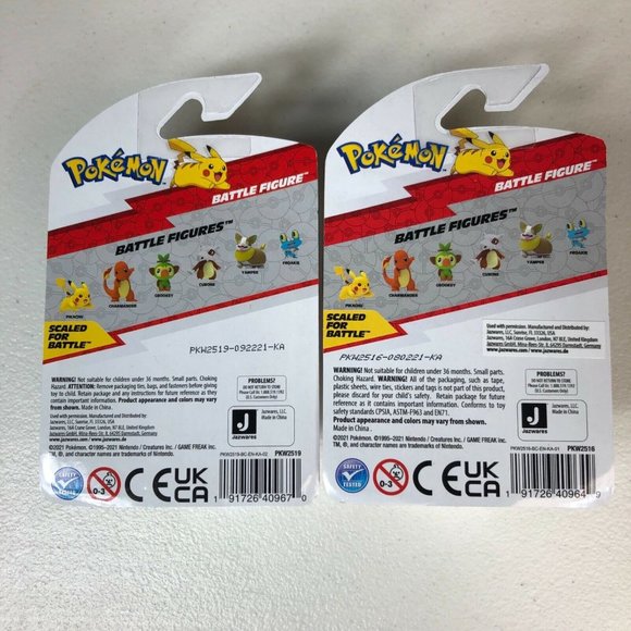 Pokemon Battle Ready Grookey Froakie Figure Lot Of 2 New Sealed 2021 - Picture 2 of 11